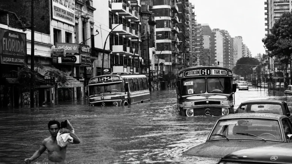 Para el medio día, ya no hubo manera de llegar a Morón