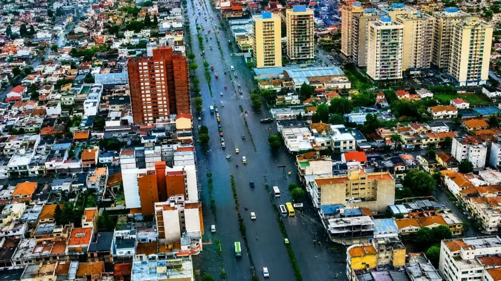 El agua no dejó de caer sin encontrar salida