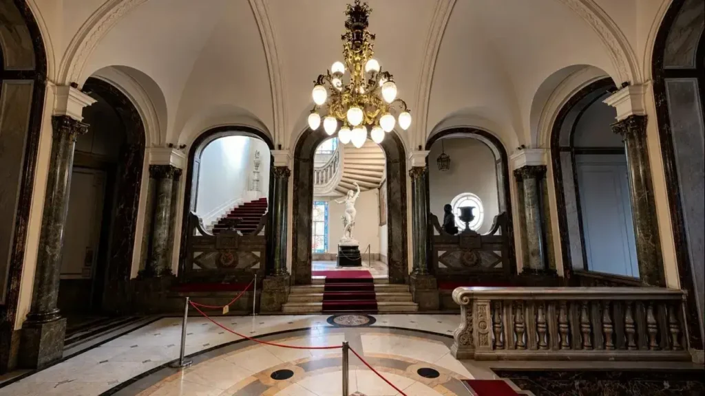 Una de las recepciones del Palacio Paz