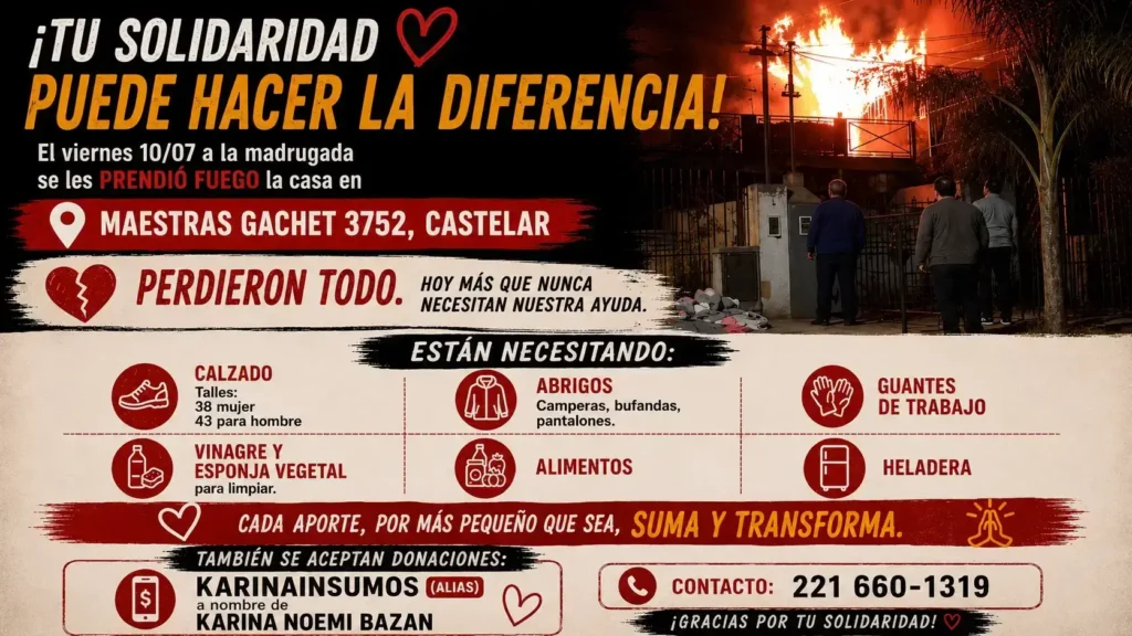 Necesitan todo y Morón los puede ayudar