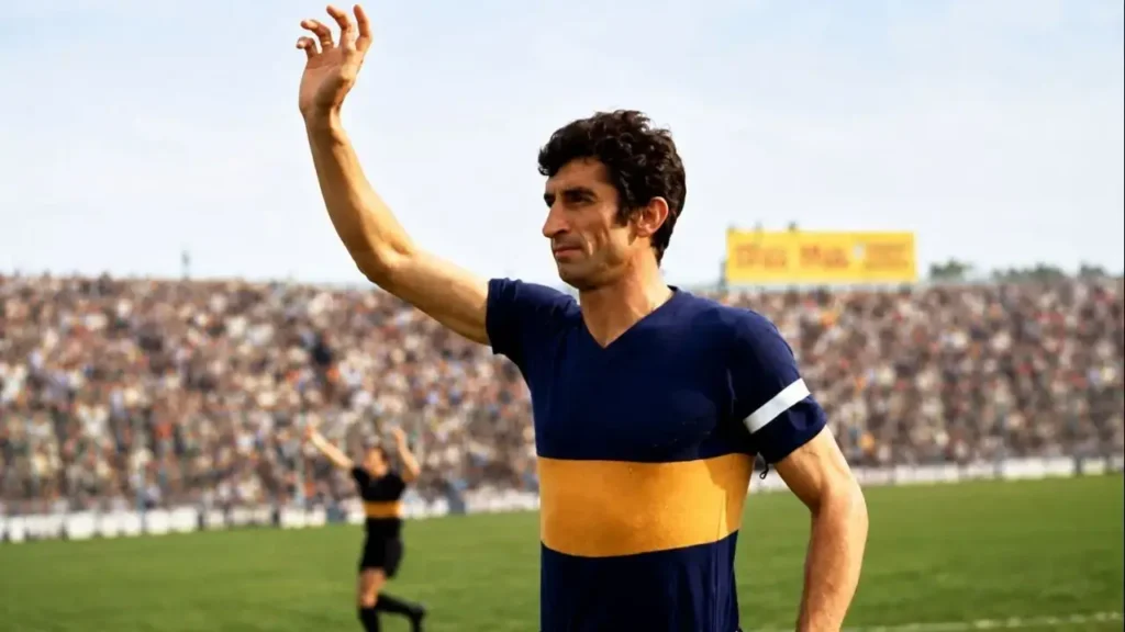 Antonio Rattín jugando para Boca Juniors
