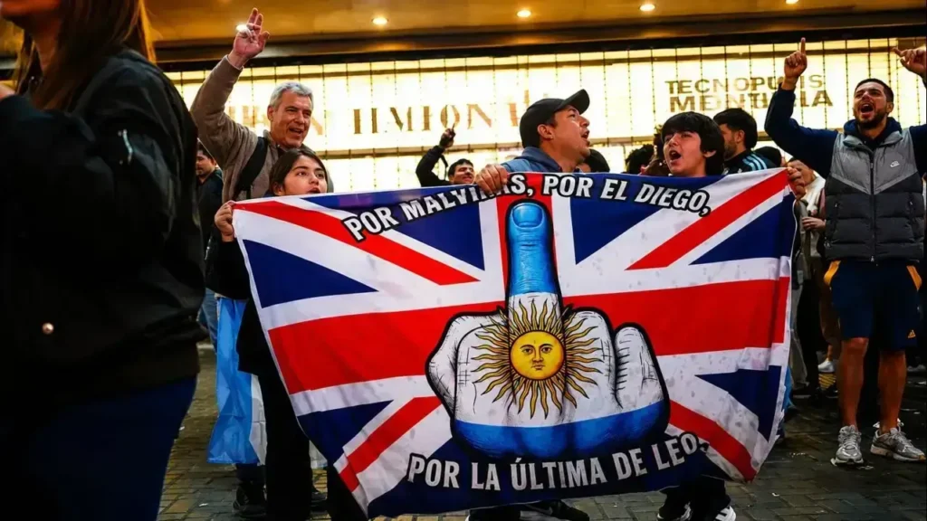 Un fuerte saludo para los Ingleses desde el fondo del alma