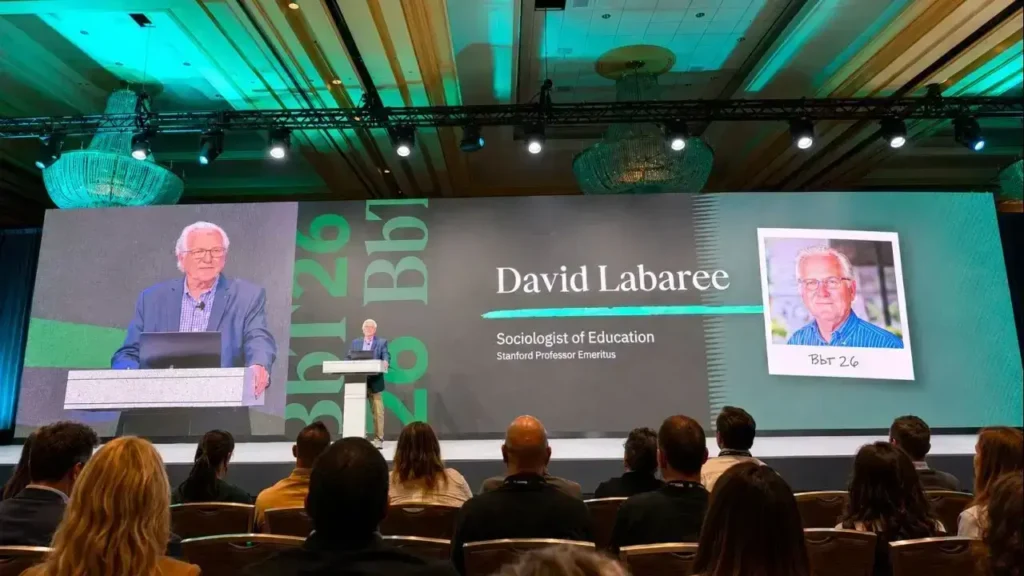 Pablo Navarro participó como miembro de la Universiad de Morón de la Conferencia a cargo de David F. Labaree, uno de los académicos más influyentes del mundo en el campo de la sociología y la historia de la educación