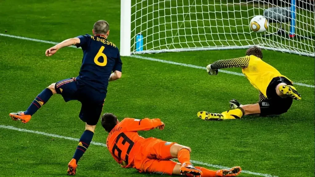 Andrés Inieseta y su gol contra los Paises Bajos que llevó a España a la Copa del Mundo