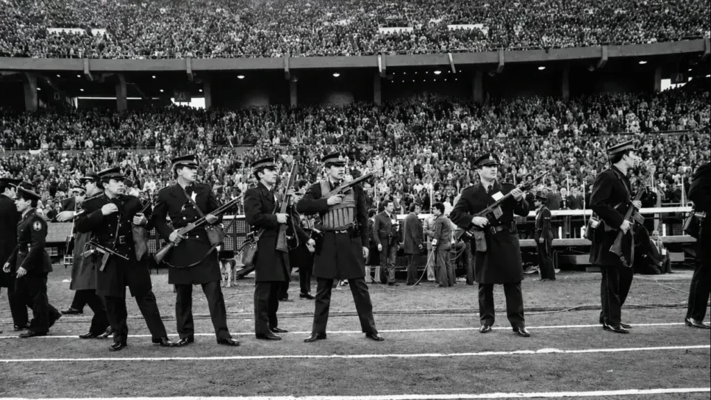 Aunque los operativos de seguridad se veían dentro y fuera de los estadios