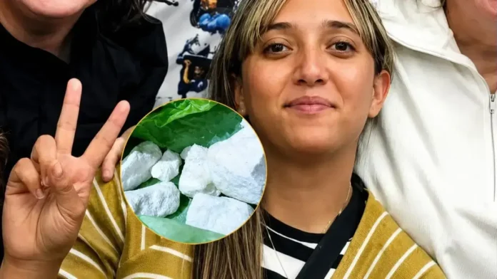 Luna Ortigoza feliz vendiendo cocaína hasta que llegó la Policía