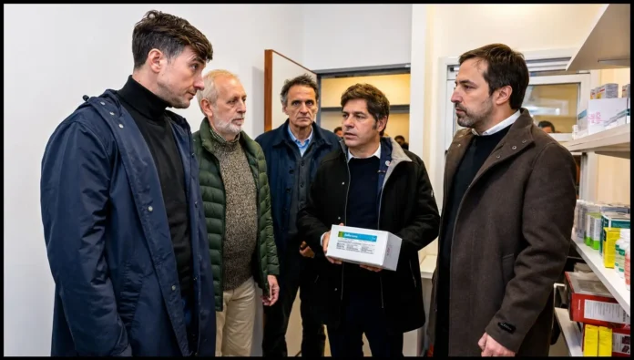El gobernador Axel Kicillof inauguró este lunes el nuevo Centro de Atención Primaria de la Salud (CAPS) Papa Francisco, en Morón, junto al intendente Lucas Ghi