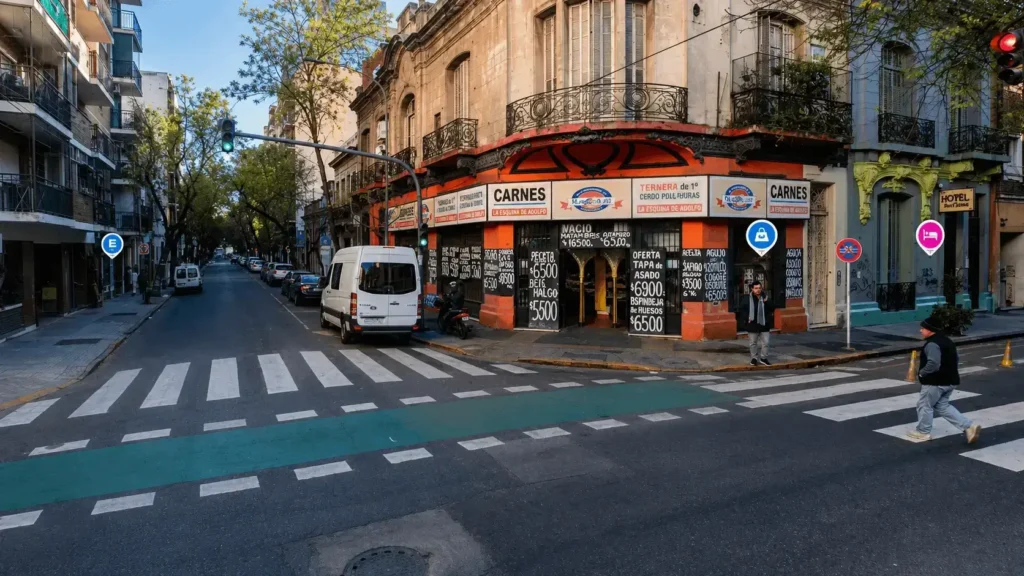  Sarandí y Adolfo Alsina, en el barrio porteño de Monserrat
