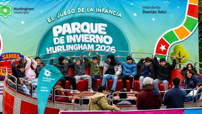 En Hurlingham volvió y ya está abierto el Parque de Invierno para aprovechar porque es libre y gratuito.