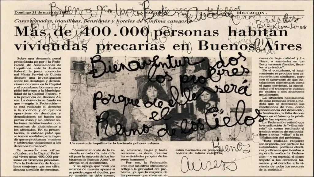 La obra: Bienaventurados los pobres porque de ellos será el Reino de los Cielos