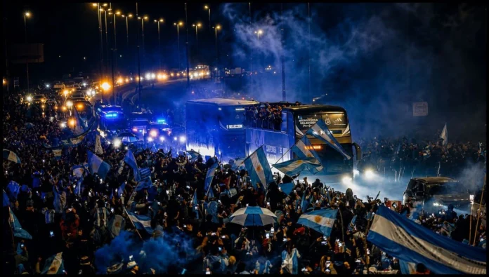 Y de vuelta todos al obelisco. No será mucho repetir la final.