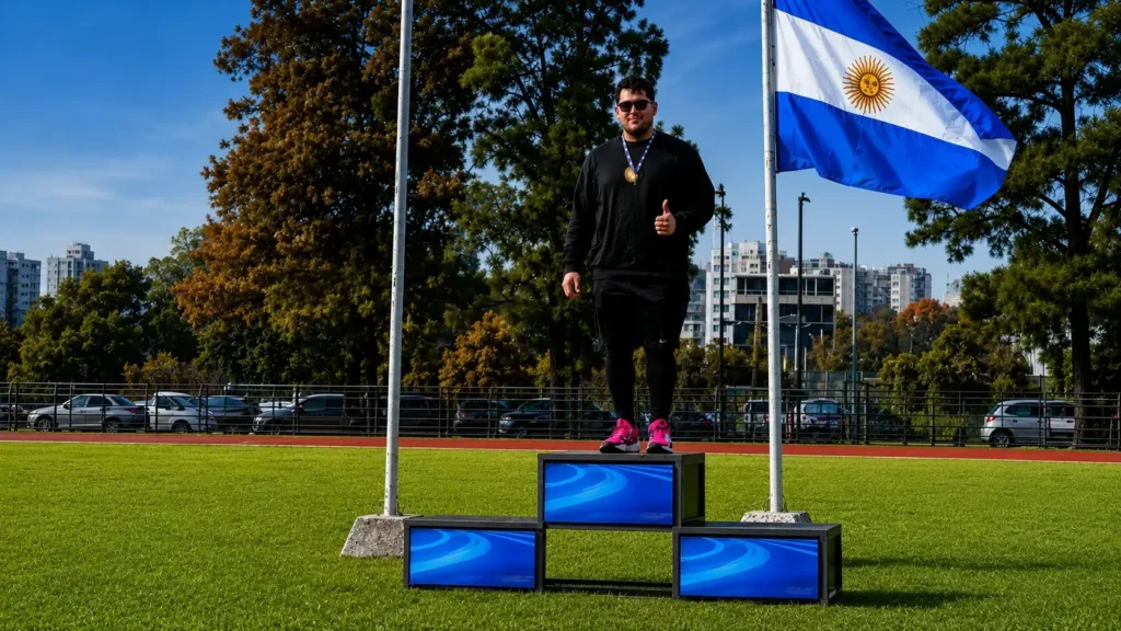 Tony Rodas volvió a los juegos y volvió a brillar