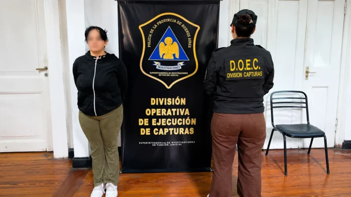 Lunas Ortigoza detenida hoy en Merlo