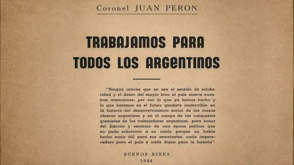 Siempre la idea de Perón fue universalizar cada uno de los derechos laborales argentinos