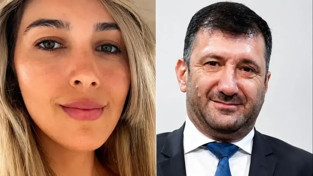 Kueider y su exsecretaria y actual pareja, Iara Guinsel, están involucrados