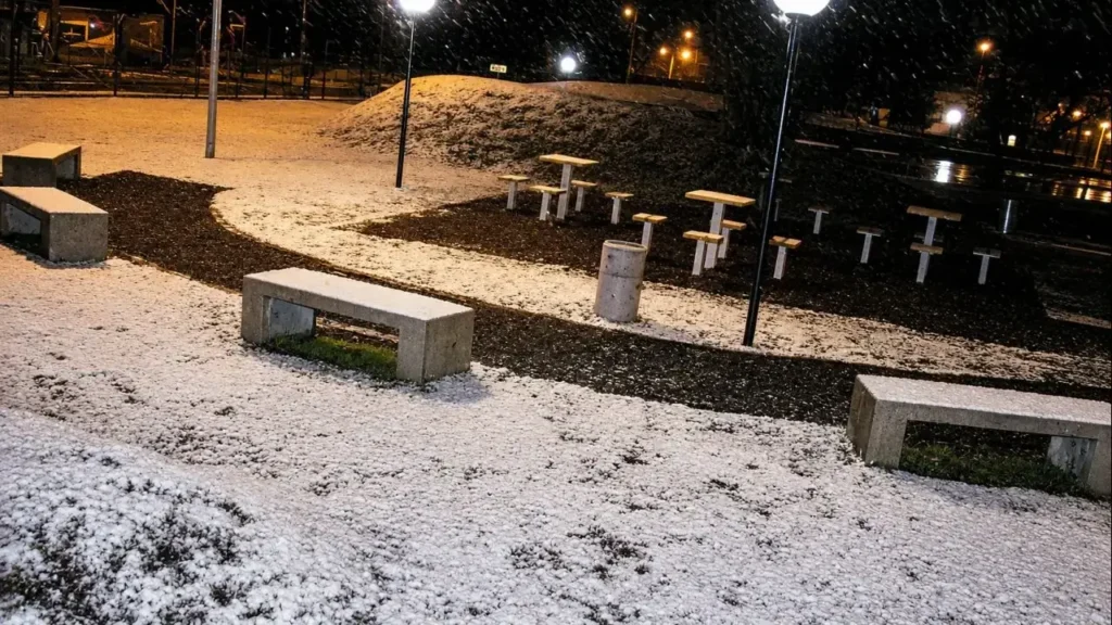 La Plaza de las Artes, de noche, quedó abierto y daba algo de miedito pasearse por dentro para sacar una buena foto