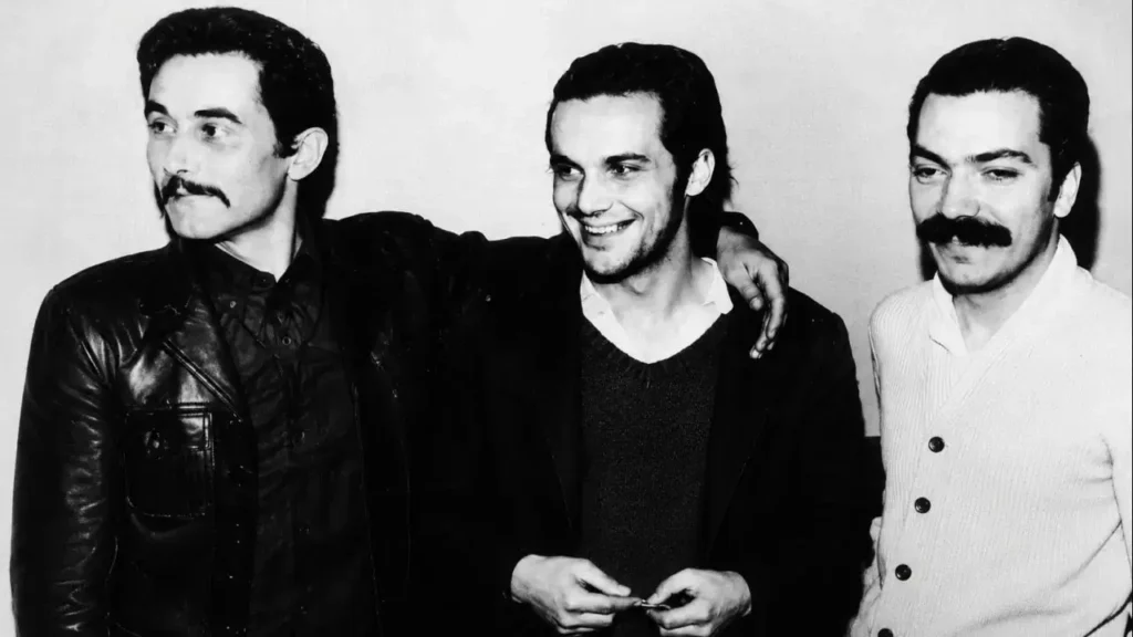 José Rucci junto a los dirigentes de la CNU Patricio Fernández Rivero y Juan Carlos Gómez