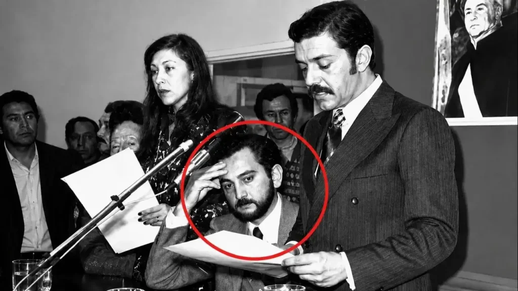 Gustavo Demarchi, uno de los estudiantes de la Universidad de La Plata y dirigente de la Concentración Universitaria Nacional, una organización para militar para limpiar de "zurdos los claustros" 