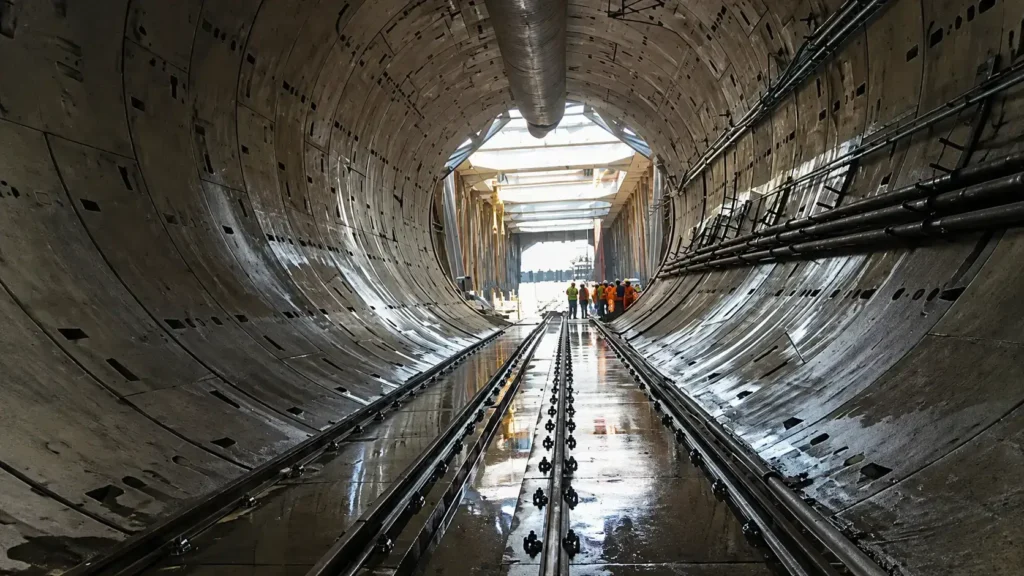 El túnel se sella para que no sea un agujero más para la inseguridad y final. No hay proyecto para el túnel.