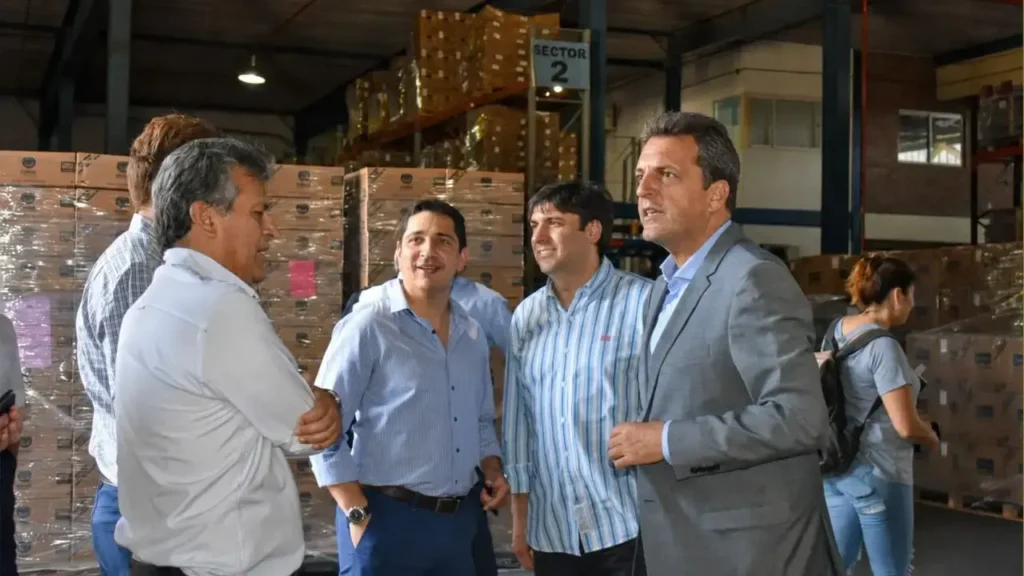 Una foto de archivo: Massa, Martín Marinucci y Diego Bossio.