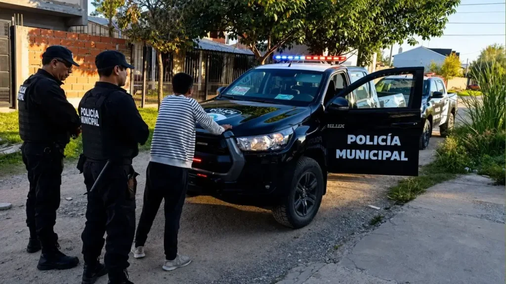 Si lo encuentran en flagrancia al delincuente, lo pueden detener y llamar al 911 para que lo pase a buscar la Policía Bonaerense. Volvemos una vez más a los Vigías de la Comunidad de Juan Carlos Rousselot que también fueron aprobados por Decreto.