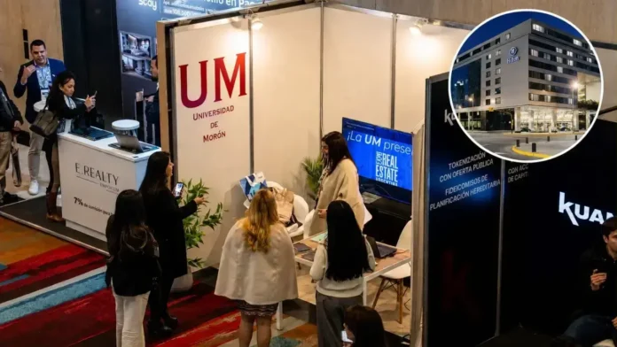 La Universidad de Morón (UM) participó de la Expo Real Estate Argentina 2026, en el Hotel Hilton de Puerto Madero.
