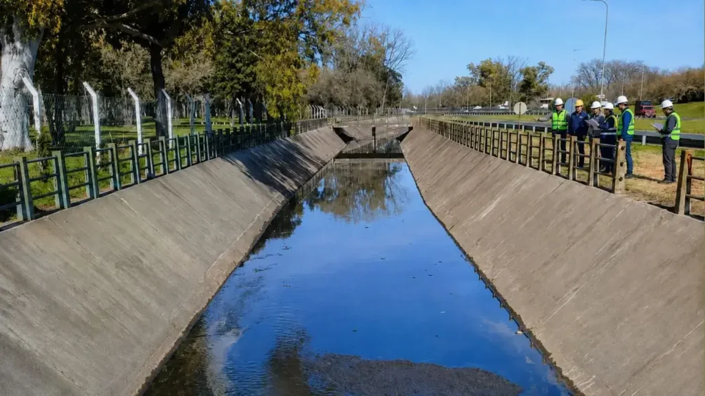 Después de más de dos décadas, empezando por el enbubamiento de la Cuenca Martín Fierro, todo los pluviales de Ituzaingó están unidos para llevarse el agua hacia el Río Reconquista. Claro que para eso los causes deben estar limpios y ttambién los sumideros.  