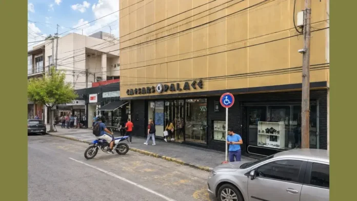 Dos delincuentes armados ingresaron a la joyería Palace, ubicada en pleno centro de Morón, y fingieron estar interesados en comprar cadenas de oro.