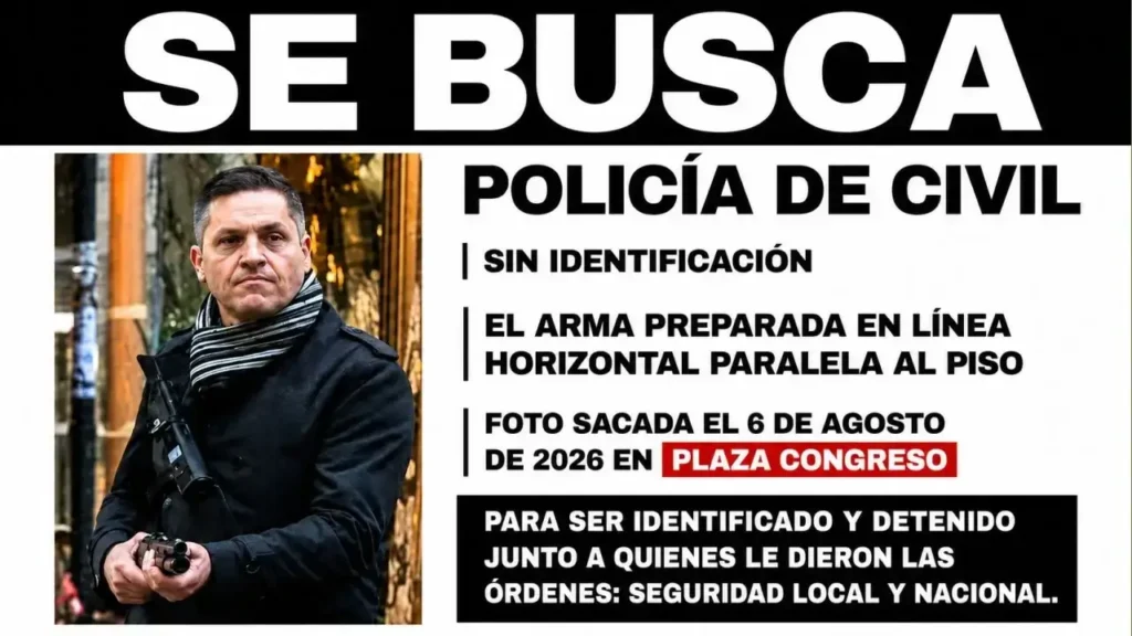 La imagen que publcó Diario Anticipos en su portal Facebook sobre Gustavo Antonio Gauna, comisario inspector de la Policía Federal Argentina (PFA).