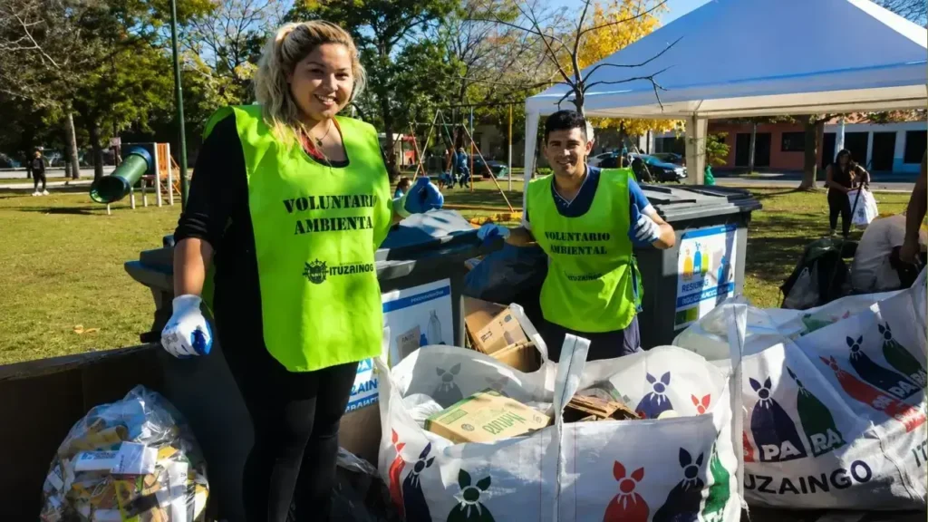 Existe un voluntariado para manejar los residuos reciclabes limpios al que podés sumarte