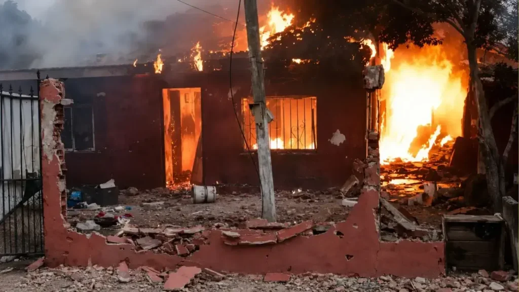 Por la furia contenida, los vecinos del barrio incendieron el búnker de Jony. Los integrantes de la banda se dispersaron y ahí comenzó el ataque en manada que se cobró la vida de la mujer.
