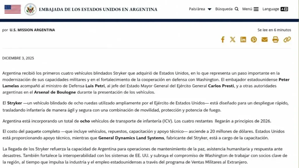 La la Carta de Oferta y Aceptación (LOA) en el marco del programa estadounidense de Ventas Militares al Extranjero (FMS)