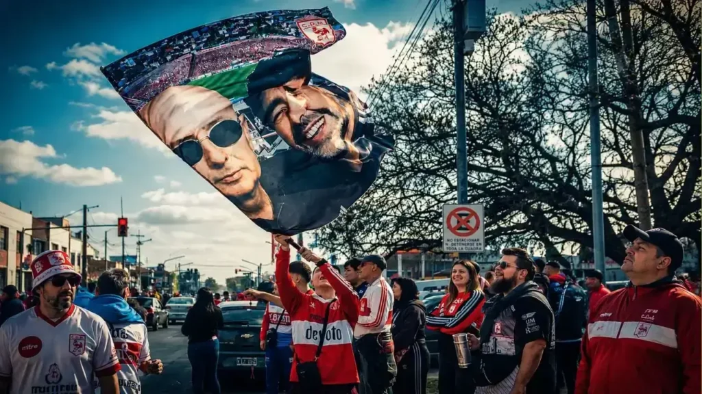 La loca hinchada de el Gallo tiene paciencia, espera el resultado ganador. Pero todo tiene su tiempo.