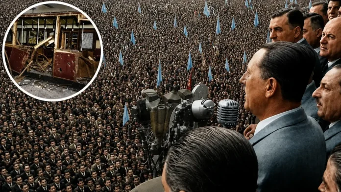 El 15 de abril de 1953 ocurrió el primer atentado contra el peronismo durante una concentración en Plaza de Mayo