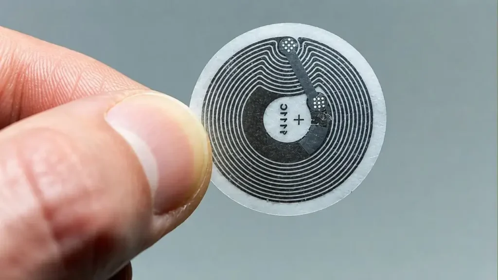 Un chip de NFC que se podrá pegar a una tarje o un dispositivo para pagar por contacto.