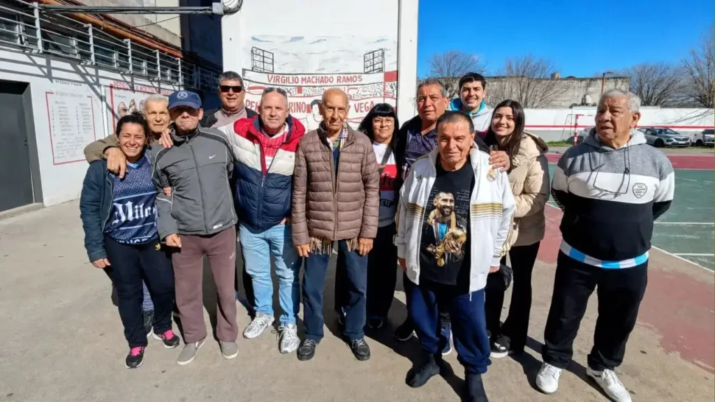 Todos listos y preparados para ir a la platea y disfrutar.