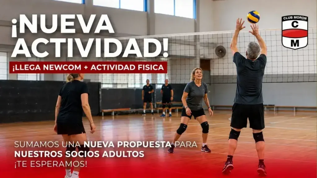 Nueva Actividad en el Club Morón: NewCom. Informate.