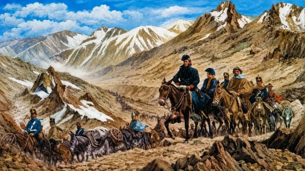 Fue totalemtne impredecible el cruce de Los Andes. Pero finalmente las tropas argentinas y chilenas lo lograron.