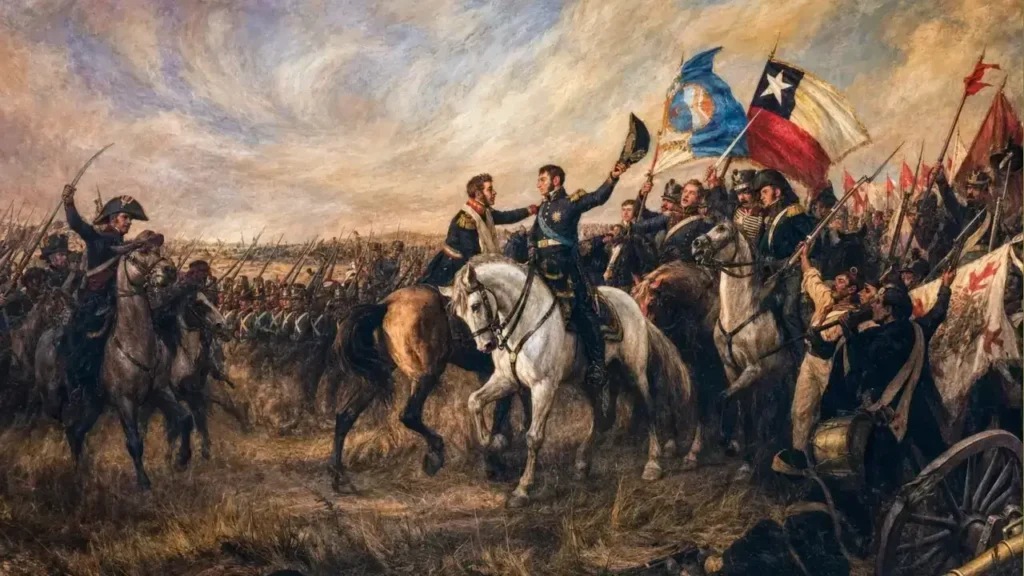 La célebre imagen fue recreada posteriormente en pinturas, especialmente en la obra de Pedro Subercaseaux.