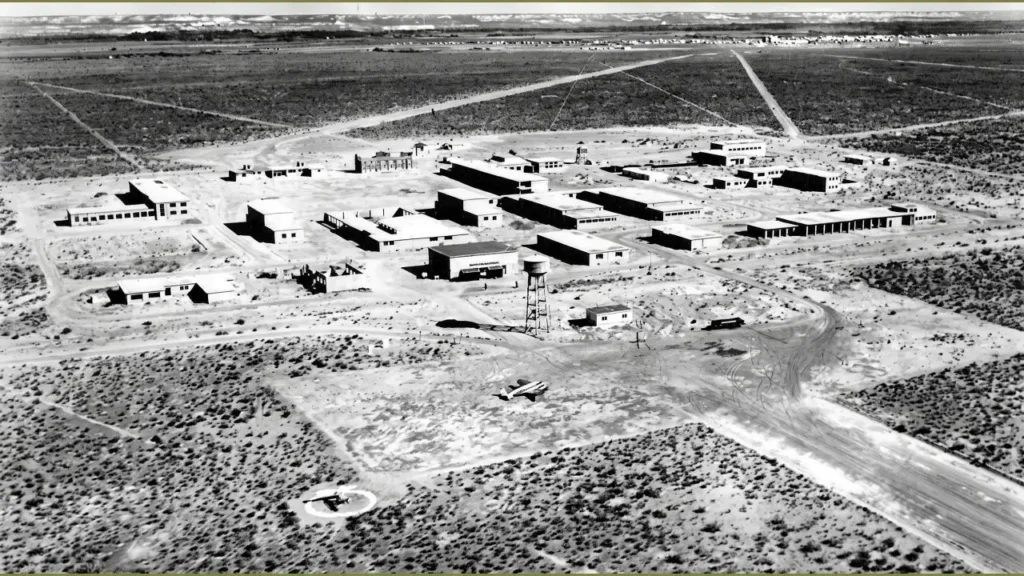 Base Aeronaval Almirante Zar, donde los 19 guerrilleros que no lograron partir quedaron detenidos a la espera de un juicio.