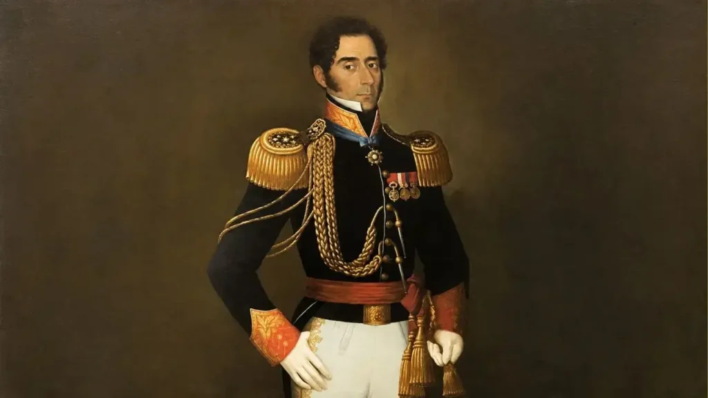 El General  Juan Gregorio de Las Heras, uno de los altos mandos de José de San ;Martín.