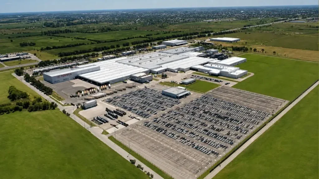 Toyota Argentina, una de las más grandes plantas industriales del país.