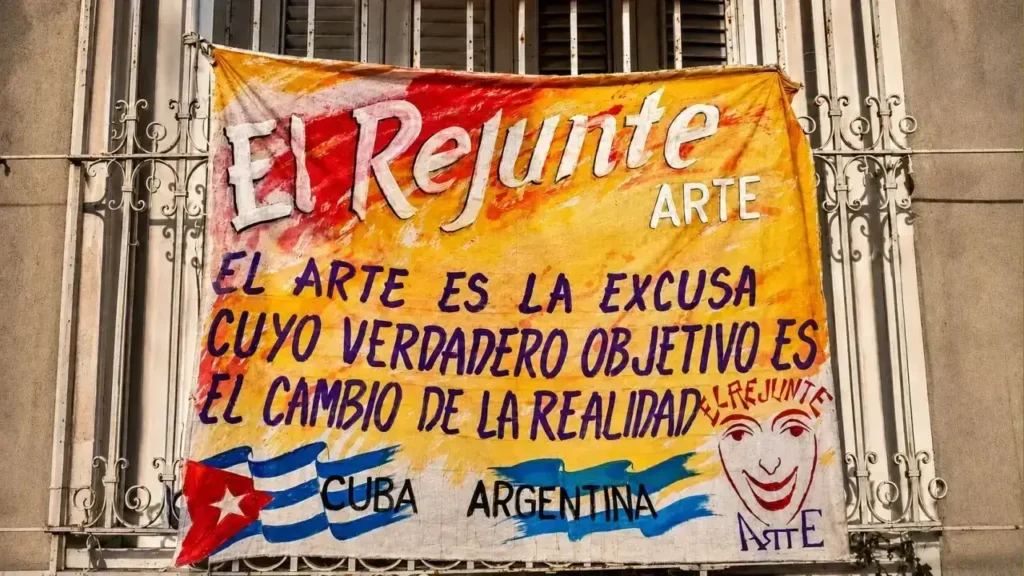 El cartel lo dice todo, el arte como herramienta de cambio, estará presente en cada granito de arena que reúna la FRICC.