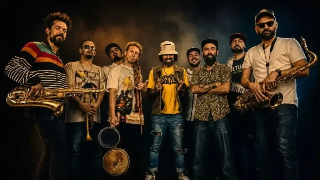 Cierra la banda oriunda de Villa Ariza, Leonchalón, en el Teatro Gran Ituzaingó.
