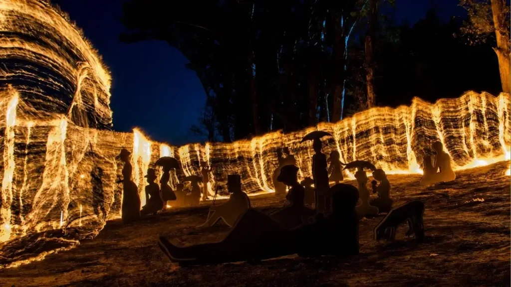 Una de las puestas impresionantes de los de los Constructores del Fuego. Imperdible. 