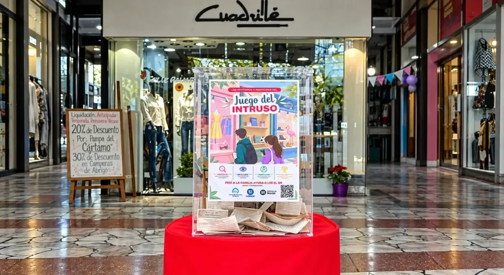 La Urna en la histórica Galería Norte sobre Arias, entre Carlos Casares y Avellaneda. Casí llegano a la esquina de John-John.