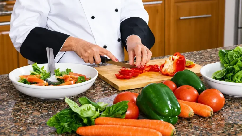 El uso de tablas y utensilios diferenciados por color según el tipo de producto evita la transferencia involuntaria de microorganismos entre alimentos crudos y cocidos.