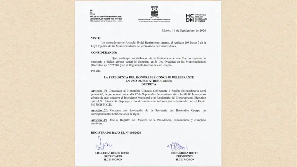 El pedido de interpleación que seguramente responderá el secretario de Seguridad.