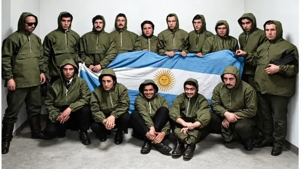 La foto restaurada llevada a color para que se aprecie mejor.