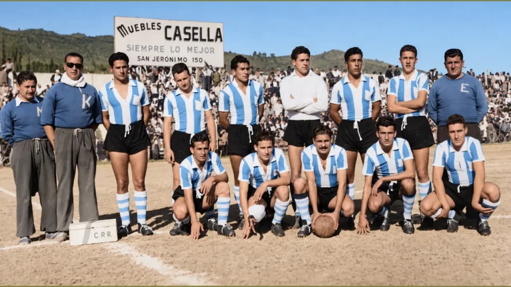 Las primera formaciónes de Raciíng de Córdoba.